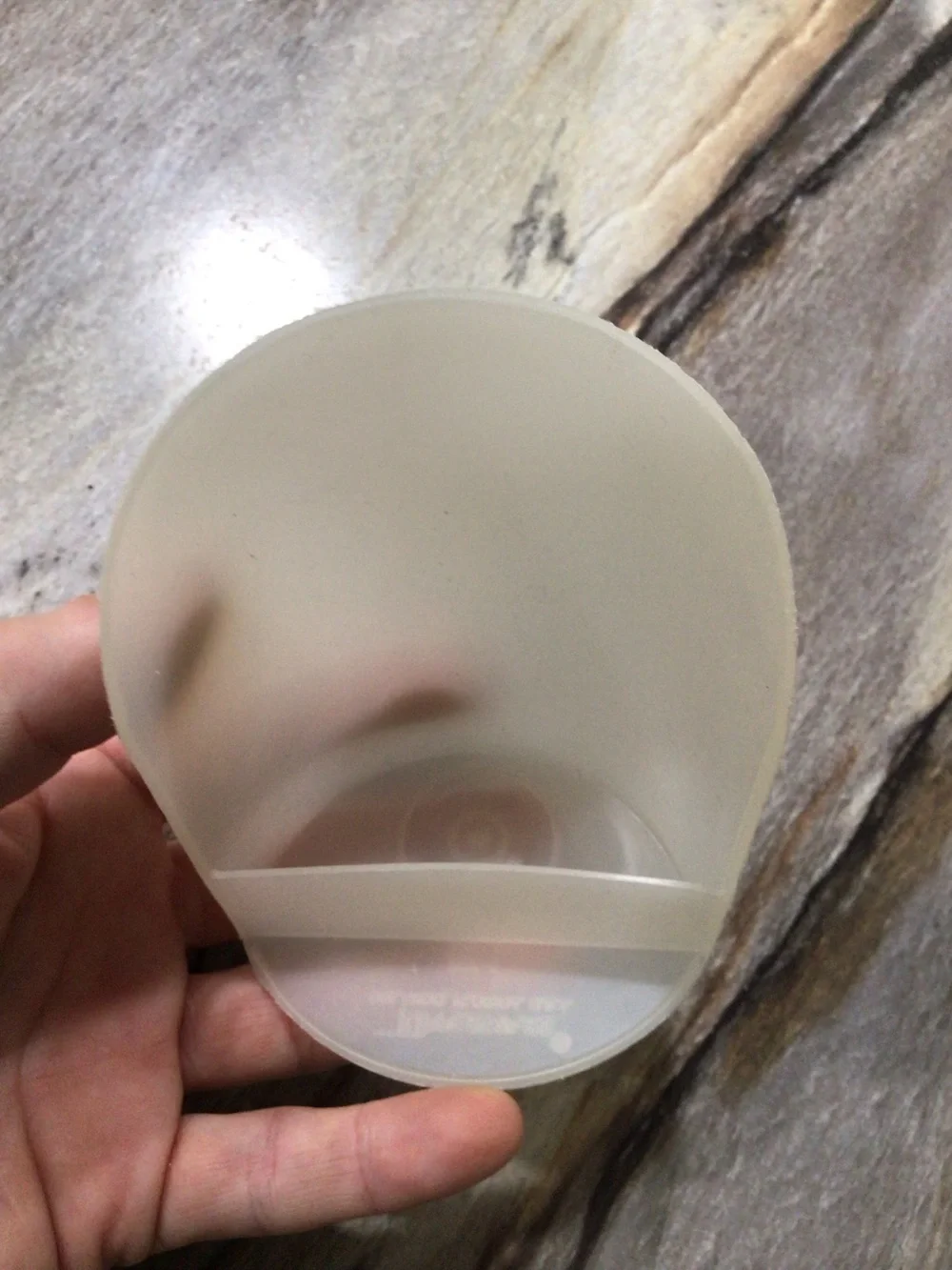 Vintage Tupperware 292 Rocker Scoop 1/2 Cup USA Kitchen Measuring Scoop.